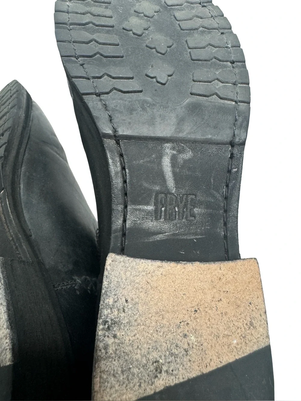 Frye | Melissa Double Sole Lug Chelsea Boot Black Leather 8